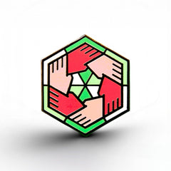Abrosexual Flag - Community Cube Pin