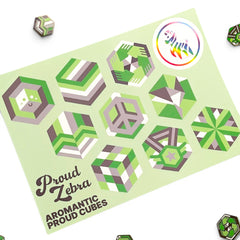 Aromantic Pride Sticker Sheet