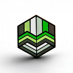 Aromantic Flag - Love Cube Pin