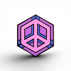 Bisexual Flag - Peace Cube Pin