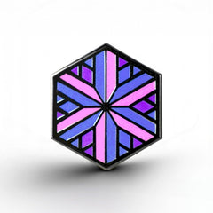Bisexual Flag - Identity Cube Pin