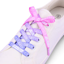 Load image into Gallery viewer, Bisexual Pastel Shoelaces - main product photo on white background
