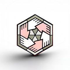 Demigirl Flag - Community Cube Pin