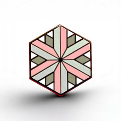 Demigirl Flag - Identity Cube Pin