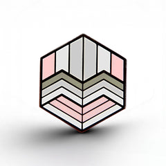 Demigirl Flag - Love Cube Pin