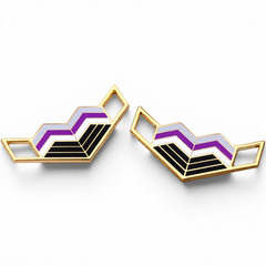 Demisexual Pride Flag Love Lace Locks
