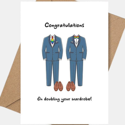 Wedding: Mr & Mr - LGBTQ+ Greeting Cards by Proud Zebra