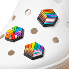 Inclusive Rainbow Pride Crocs Shoe Charms
