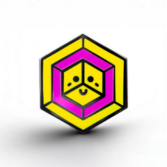 Intersex Flag - Proud Cube Pin
