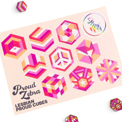 Lesbian Pride Sticker Sheet
