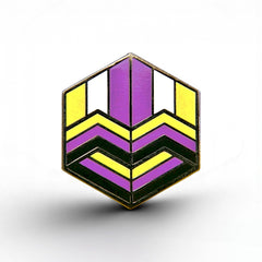Non-Binary Love Cube Pin
