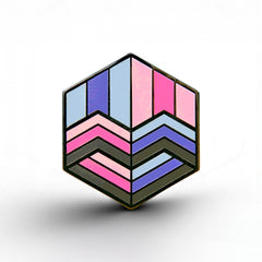 Omnisexual Flag - Love Cube Pin