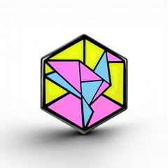 Pansexual Flag - Freedom Cube Pin