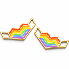 Rainbow Pride Flag Love Lace Locks