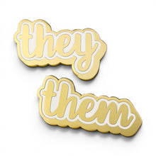 Load image into Gallery viewer, They/Them Pronoun Pins
