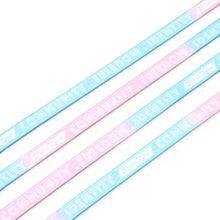 Load image into Gallery viewer, Trans Pastel Shoelaces — print pattern detail
