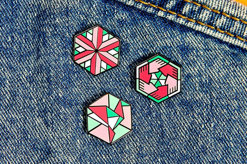 Abrosexual Flag - 2nd Edition Pins [Set]