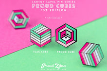 Load image into Gallery viewer, Abrosexual Flag - Flag Cube Pin-Pride Pin-PCFC_ABRO
