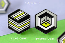 Load image into Gallery viewer, Agender Flag - 1st Edition Pins [Set]-Pride Pin-AGEN_ED1
