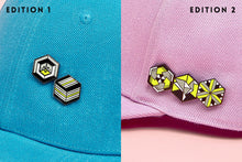 Load image into Gallery viewer, Agender Flag - 2nd Edition Pins [Set]-Pride Pin-AGEN_ED1+2
