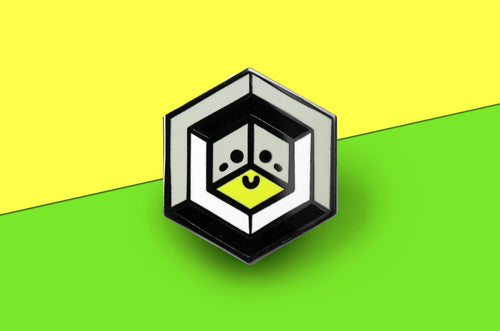 Agender Flag - Proud Cube Pin
