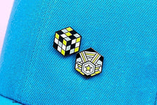 Load image into Gallery viewer, Agender Flag - Rubik&#39;s Cube Pin-Pride Pin-AGEN_ED4
