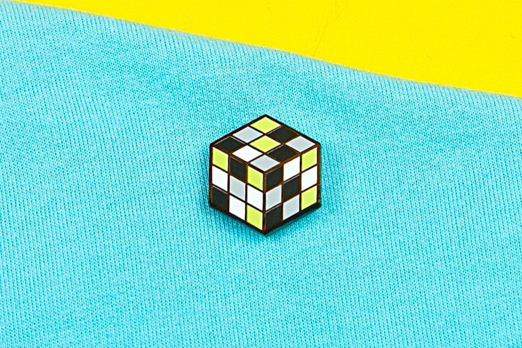Agender Flag - Rubik's Cube Pin-Pride Pin-PCTC_AGEN