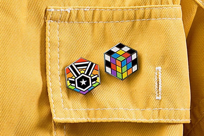 Ally Flag - Love Cube Pin-Pride Pin-ALLY_ED4