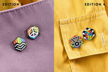 Load image into Gallery viewer, Ally Flag - Love Cube Pin-Pride Pin-ALLY_ED3+4

