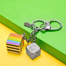 Load image into Gallery viewer, Ally Pride Flag Proud Cube Bag Charm-Pride Bag Charm-BAGC_ALLY
