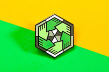 Load image into Gallery viewer, Aromantic Flag - Community Cube Pin-Pride Pin-PCCC_AROM
