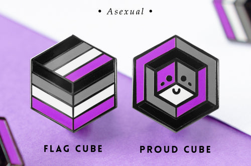 Asexual Flag - 1st Edition Pins [Set]
