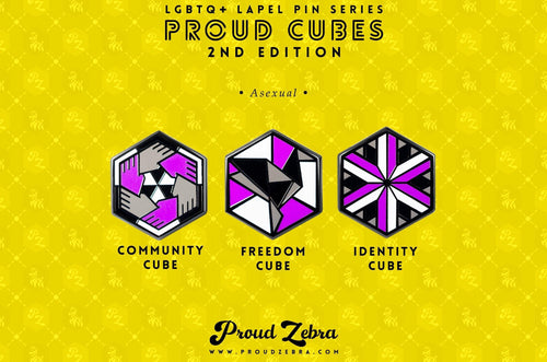 Asexual Flag - 2nd Edition Pins [Set]