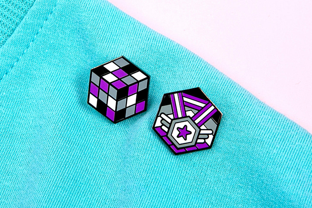 Asexual Flag - 4th Edition Pins [Set]-Pride Pin-ASEX_ED4