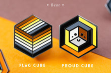 Load image into Gallery viewer, Bear Flag - 1st Edition Pins [Set]-Pride Pin-BEAR_ED1
