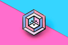 Load image into Gallery viewer, Bigender Flag - Proud Cube Pin-Pride Pin-PCPC_BIGD

