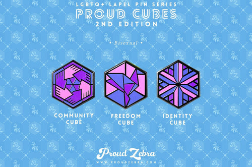 Bisexual Flag - 2nd Edition Pins [Set]
