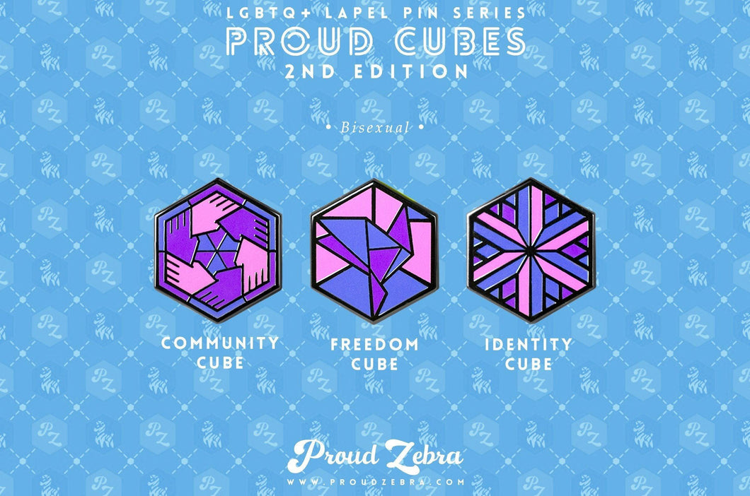 Bisexual Flag - 2nd Edition Pins [Set]-Pride Pin-BISX_ED2