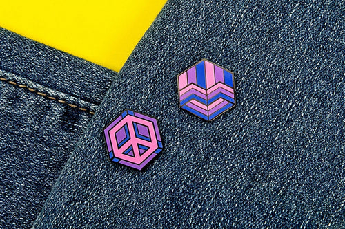 Bisexual Flag - 3rd Edition Pins [Set]