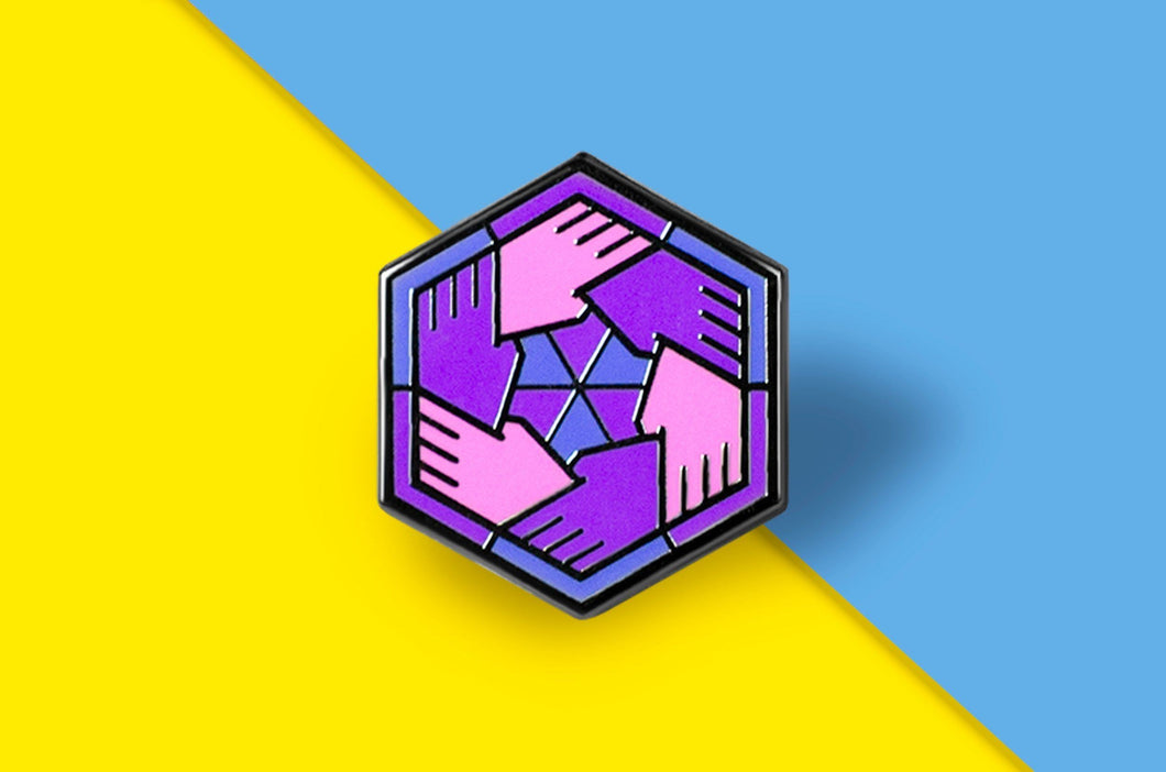 Bisexual Flag - Community Cube Pin-Pride Pin-PCCC_BISX