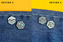 Load image into Gallery viewer, Demiboy Flag - 3rd Edition Pins [Set]-Pride Pin-DEMB_ED3+4
