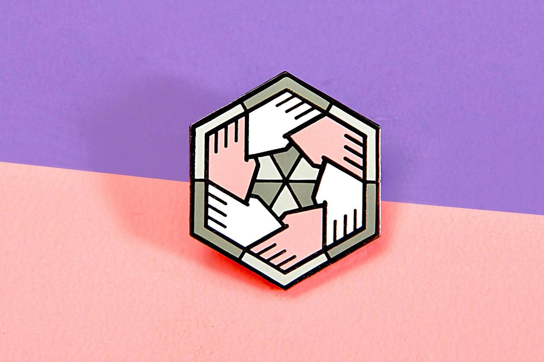 Demigirl Flag - Community Cube Pin-Pride Pin-PCCC_DEMG