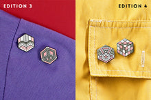 Load image into Gallery viewer, Demigirl Flag - Rubik&#39;s Cube Pin-Pride Pin-DEMG_ED3+4
