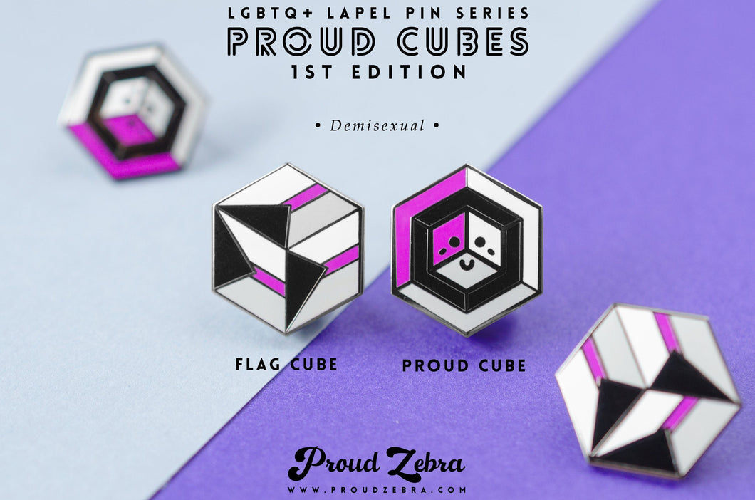 Demisexual Flag - 1st Edition Pins [Set]-Pride Pin-DEMS_ED1