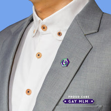 Load image into Gallery viewer, Gay MLM Flag - Flag Cube Pin-Pride Pin-PCFC_GAYM
