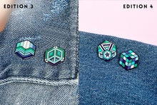 Load image into Gallery viewer, Gay MLM Flag - Peace Cube Pin-Pride Pin-GAYM_ED3+4
