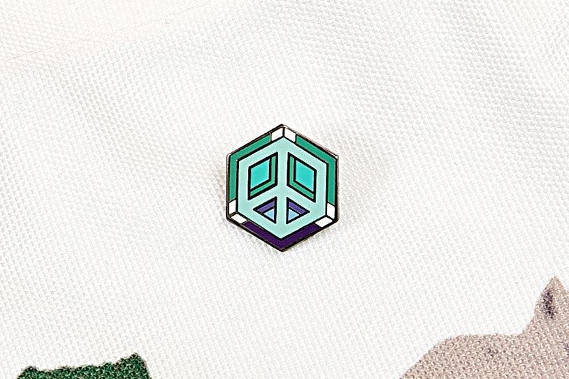 Gay MLM Flag - Peace Cube Pin | Proud Zebra