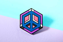 Load image into Gallery viewer, Genderfluid Flag - Peace Cube Pin-Pride Pin-PCZC_GENF_2
