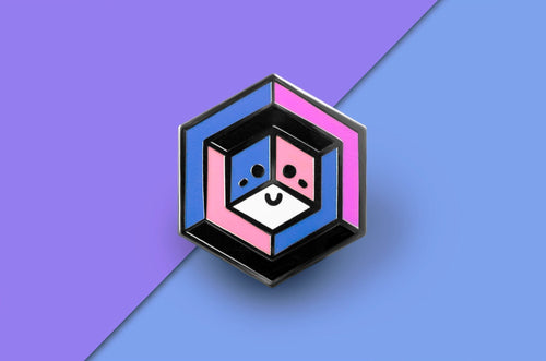 Genderfluid Flag - Proud Cube Pin