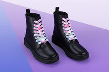 Load image into Gallery viewer, Genderfluid Pride Flag White Shoelaces-Pride Shoelaces-SLWH_GENF_45IN
